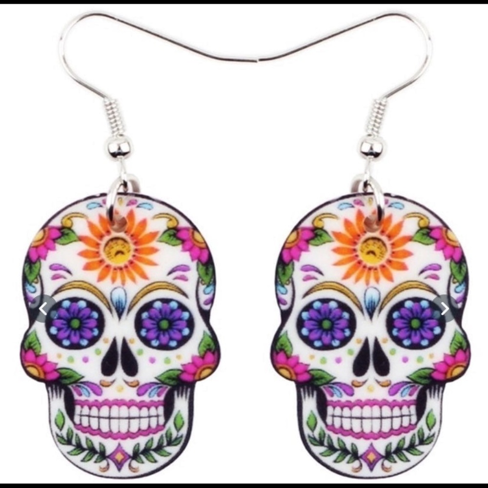 sugar Skull Earrings